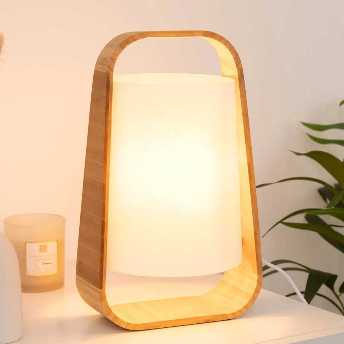 Atmosphera Lampes De Chevet*Lampe "Rex" Beige