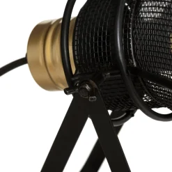 Atmosphera Lampes De Table*Lampe "Rodo" Noir