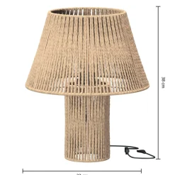 Atmosphera Lampes De Chevet*Lampe "Salva" Gristaupemat