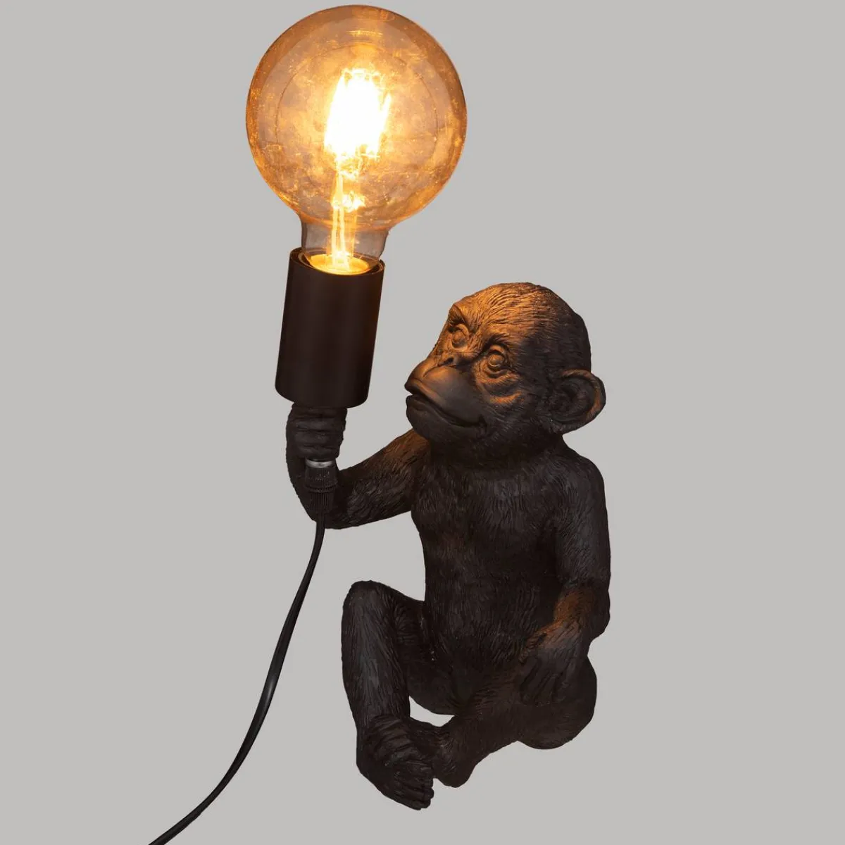Atmosphera Lampes De Table*Lampe singe, résine VertTilleul