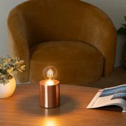 Atmosphera Lampes De Bureau*Lampe socle "Saba" Blanc