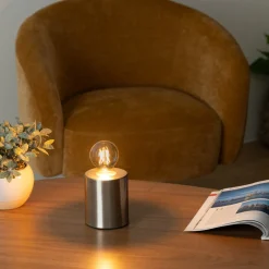 Atmosphera Lampes De Bureau*Lampe socle "Saba" Doré