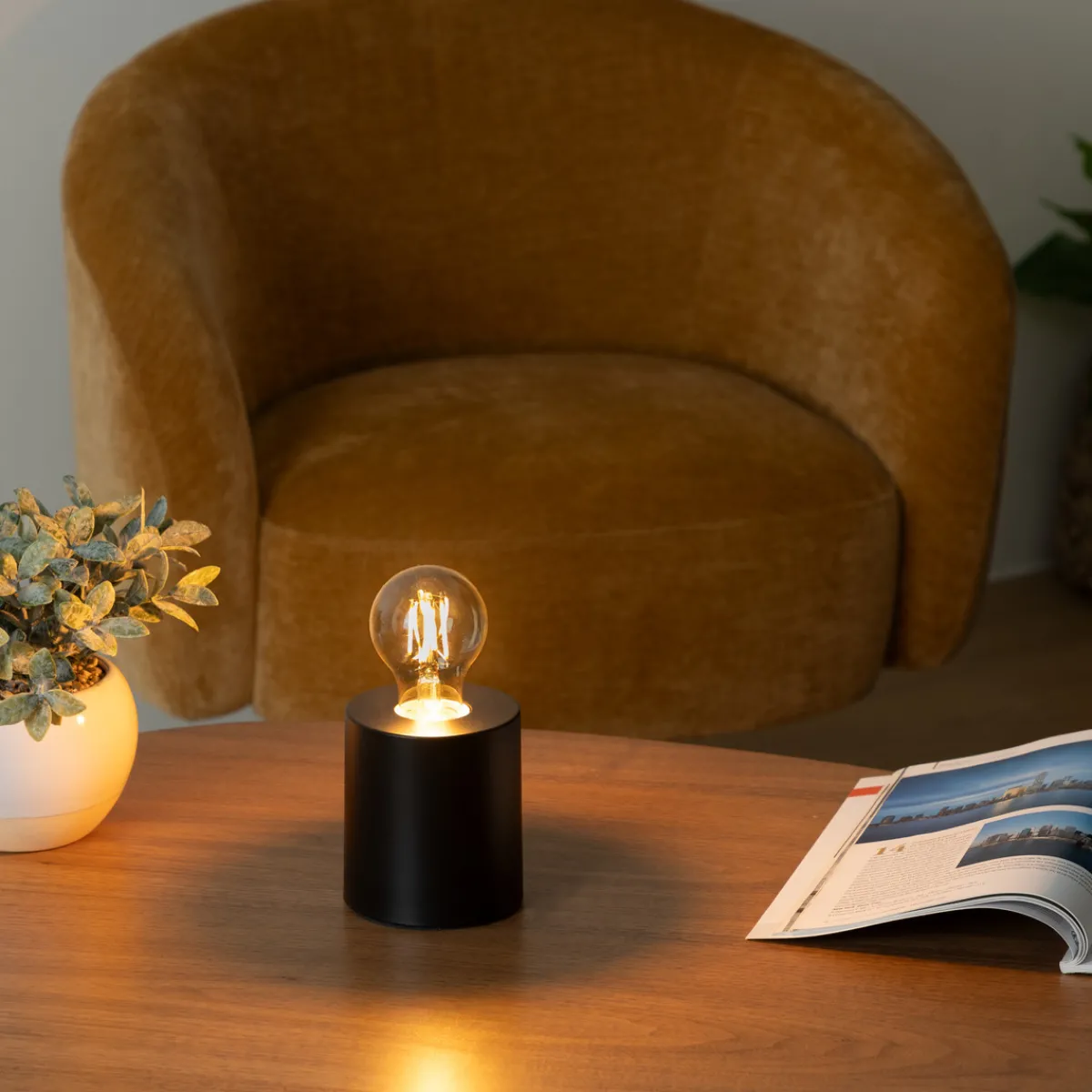 Atmosphera Lampes De Bureau*Lampe socle "Saba" Argent