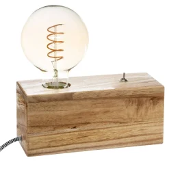 Atmosphera Lampes De Chevet*Lampe socle "Tibu" NoiretBlanc
