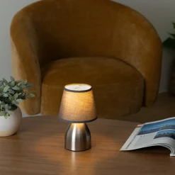 Atmosphera Lampes De Chevet*Lampe tactile "Sorba" Blancmat