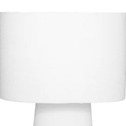 Atmosphera Lampes De Chevet*Lampe tissu "Eira" Blanc