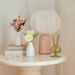 Atmosphera Lampes De Table*Lampe "Tobie" Pêche