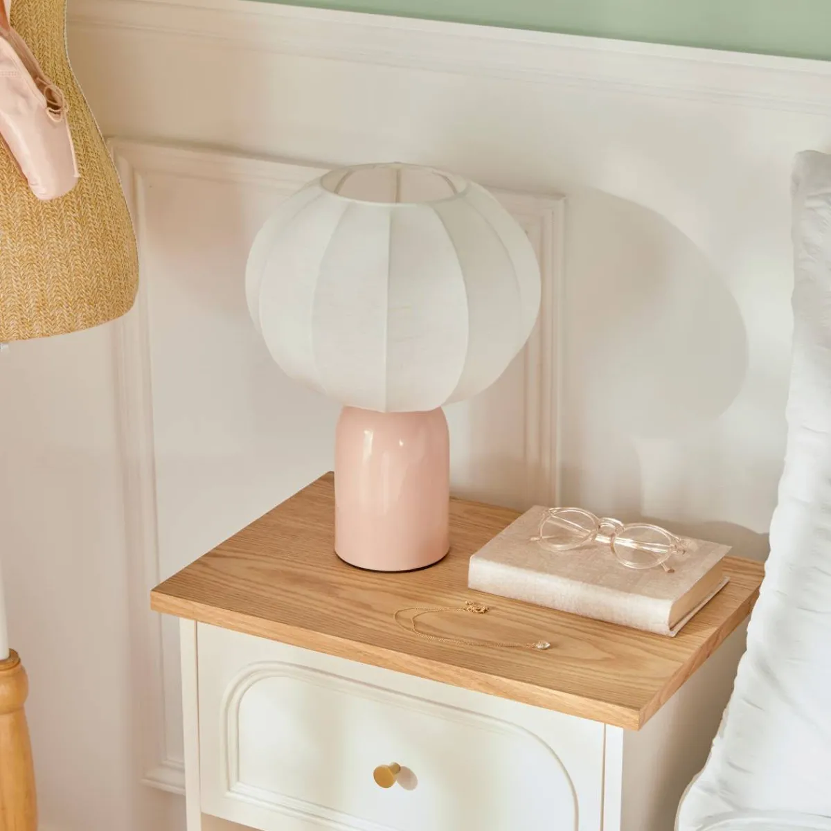 Atmosphera Lampes De Table*Lampe "Tobie" Pêche