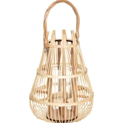 Atmosphera Lanternes*Lanterne d'intérieur panier haut Beige Blanc