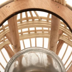 Atmosphera Lanternes*Lanterne d'intérieur panier haut Beige Blanc