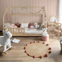 Atmosphera Lits|Sélection Montessori*Lit cabane enfant "Bosco" Beige