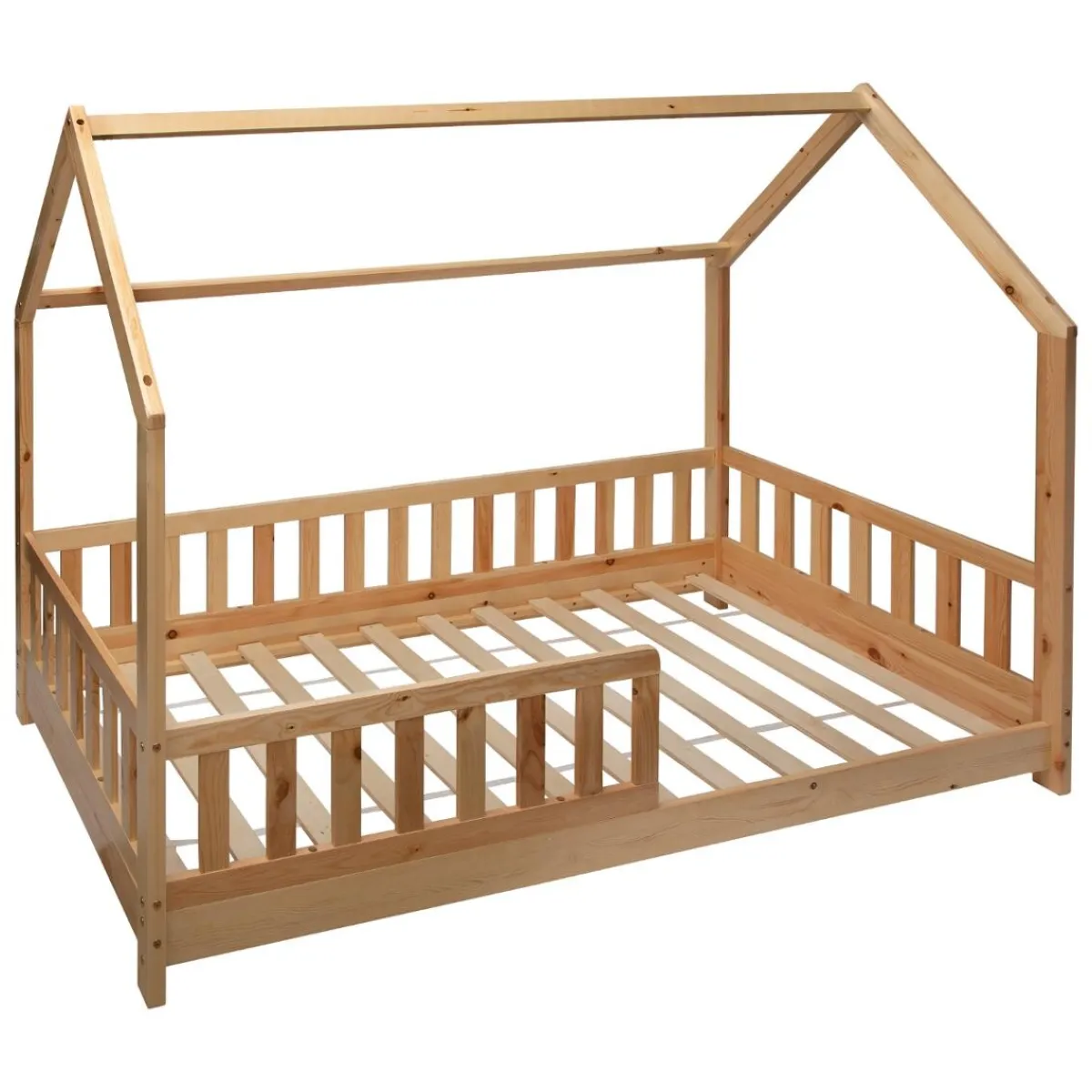 Atmosphera Lits|Sélection Montessori*Lit cabane enfant "Bosco" Beige