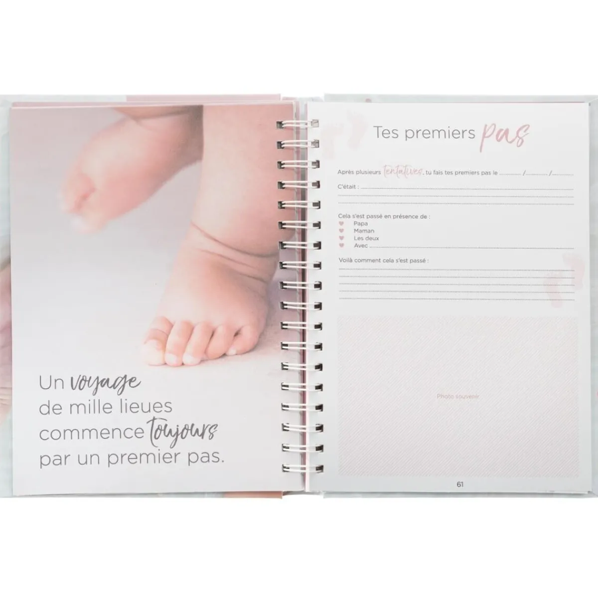 Atmosphera Cadeaux De Naissance*Livre de naissance 100 pages Bleu