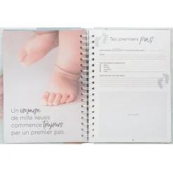 Atmosphera Cadeaux De Naissance*Livre de naissance 100 pages Bleu