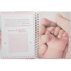 Atmosphera Cadeaux De Naissance*Livre de naissance 100 pages Bleu