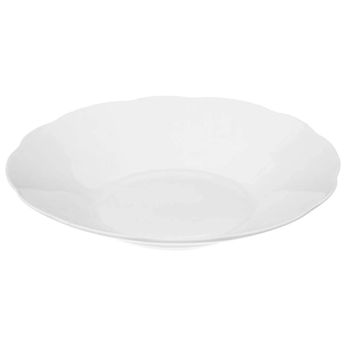 Atmosphera Assiettes Creuses*Lot de 6 assiettes creuses "Alma" Blanc