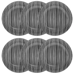 Atmosphera Assiettes Creuses*Lot de 6 assiettes creuses "Bohemia" Blanc