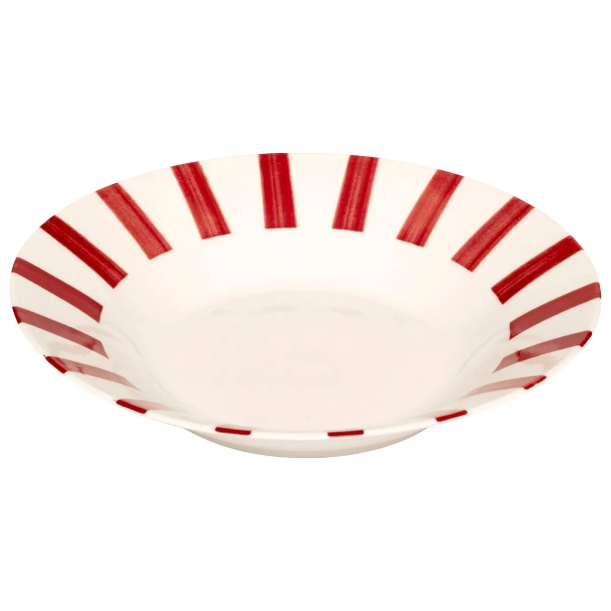 Atmosphera Assiettes Creuses*Lot de 6 assiettes creuses "Cheri" Blanc