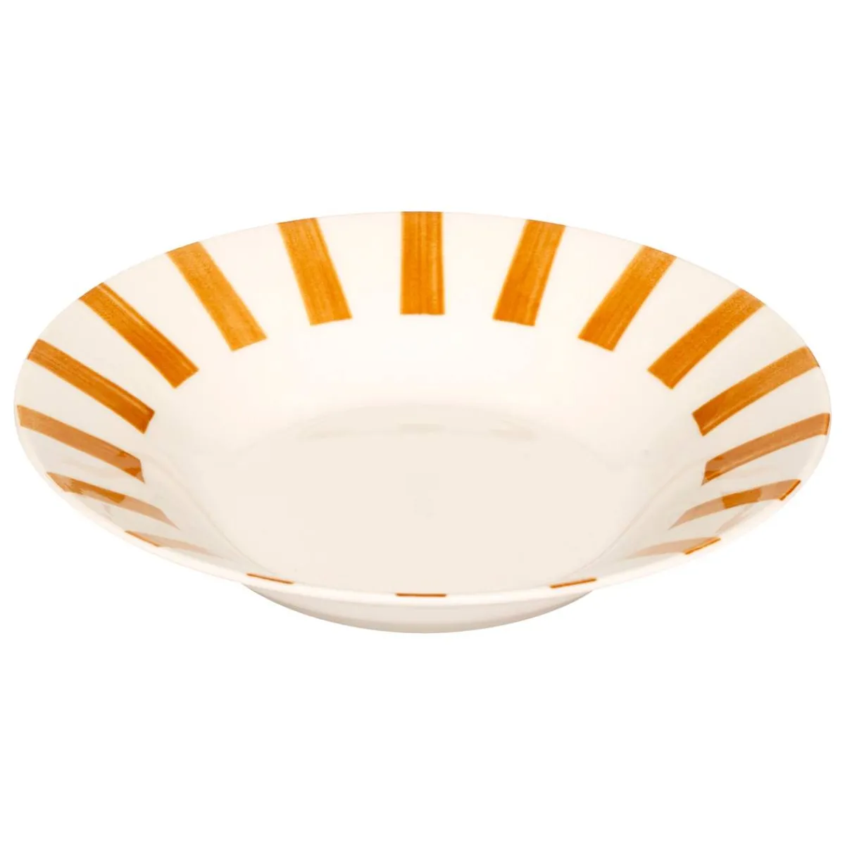 Atmosphera Assiettes Creuses*Lot de 6 assiettes creuses "Cheri" Terracotta
