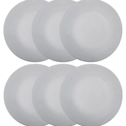 Atmosphera Assiettes Creuses*Lot de 6 assiettes creuses "Jeanne" Noir