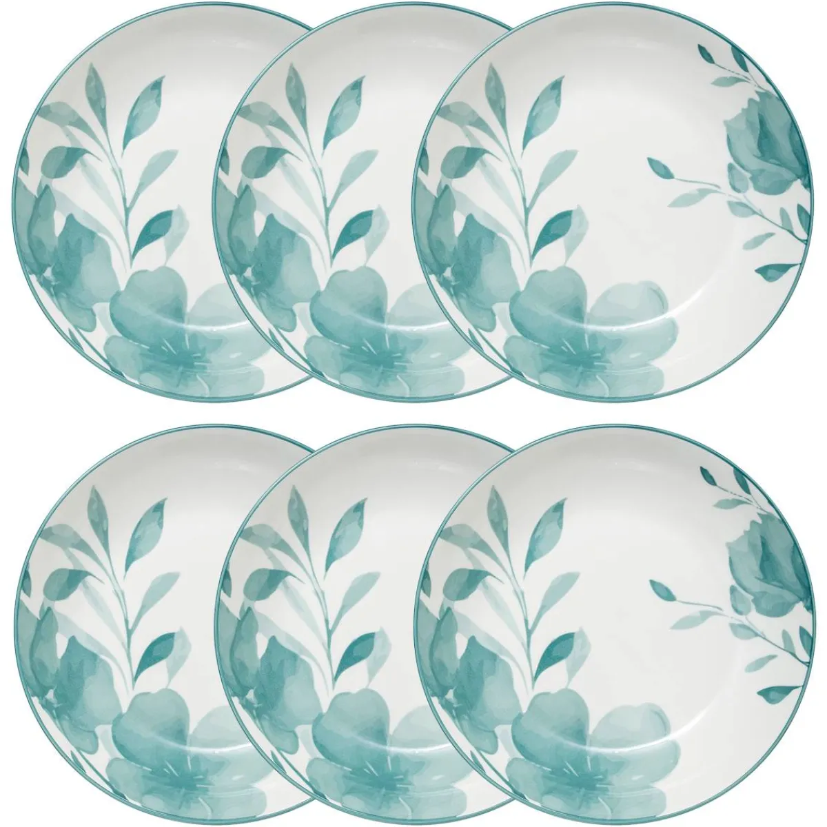 Atmosphera Assiettes Creuses*Lot de 6 assiettes creuses "Lily"