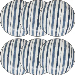 Atmosphera Assiettes Creuses*Lot de 6 assiettes creuses "Umami" Beige