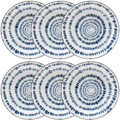 Atmosphera Assiettes Creuses*Lot de 6 assiettes creuses "Umami" Crème