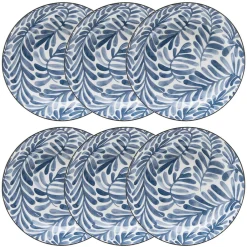 Atmosphera Assiettes Creuses*Lot de 6 assiettes creuses "Umami" Noir