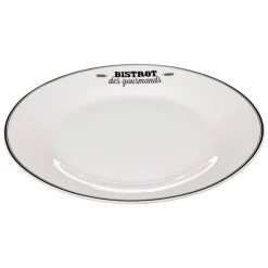 Atmosphera Assiettes À Dessert*Lot de 6 assiettes à dessert "Bistrot" Blanc