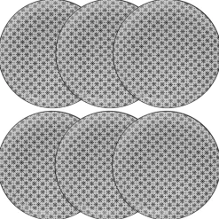 Atmosphera Assiettes À Dessert*Lot de 6 assiettes à dessert "Bohemia" Bleu
