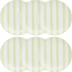Atmosphera Assiettes À Dessert*Lot de 6 assiettes à dessert "Charlie" Blanc