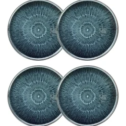 Atmosphera Assiettes À Dessert*Lot de 4 assiettes à dessert "Eva" Multicolore