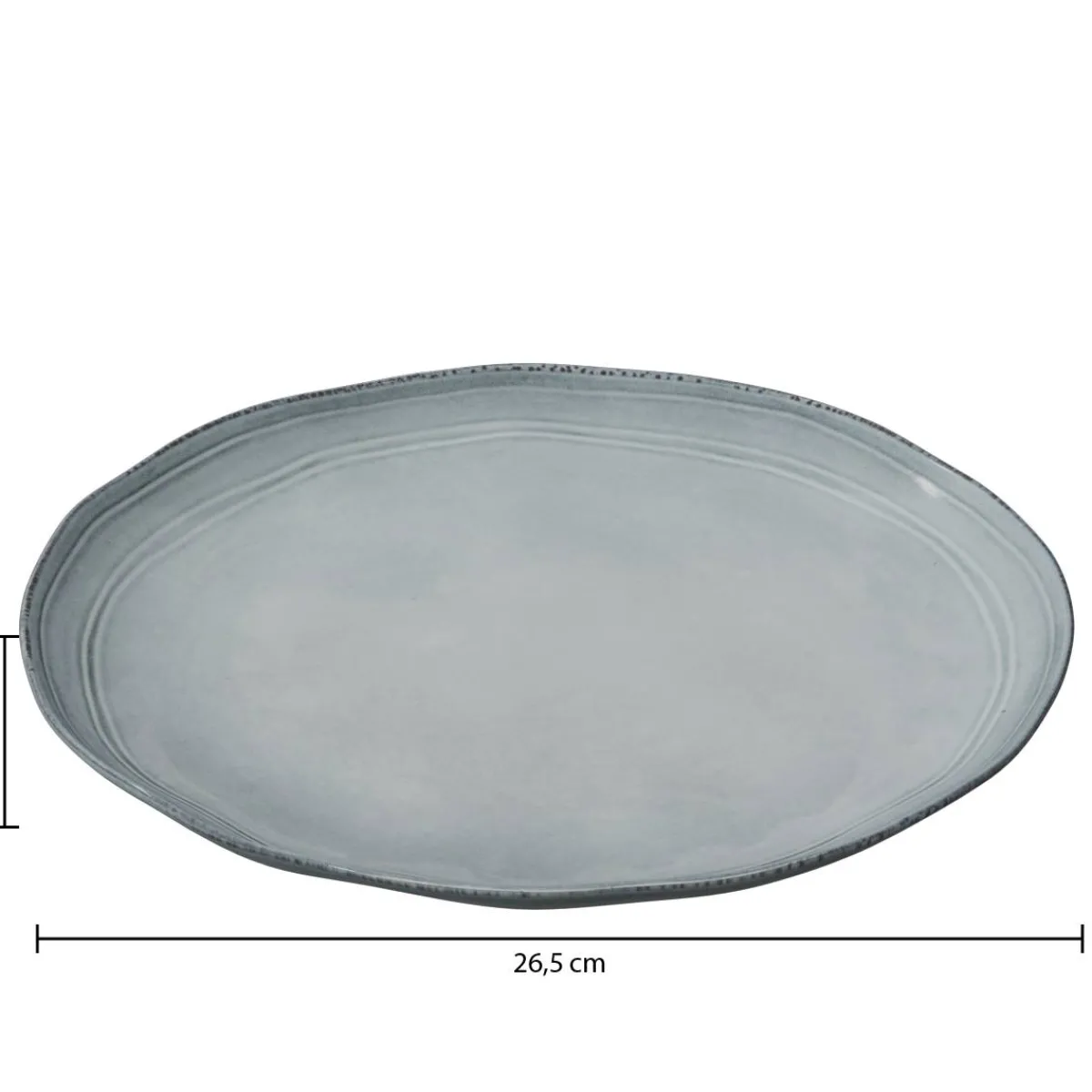 Atmosphera Assiettes À Dessert*Lot de 6 assiettes à dessert "Flower" Blanc