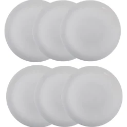 Atmosphera Assiettes À Dessert*Lot de 6 assiettes à dessert "Jeanne" Gris