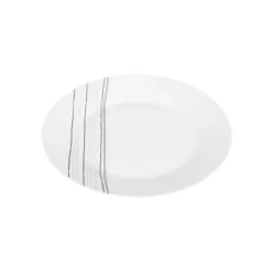 Atmosphera Assiettes À Dessert*Lot de 6 assiettes à dessert "Lignes" Bleu