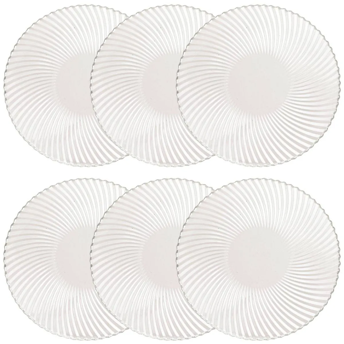 Atmosphera Assiettes À Dessert*Lot de 6 assiettes à dessert "Odyssee" Noir3