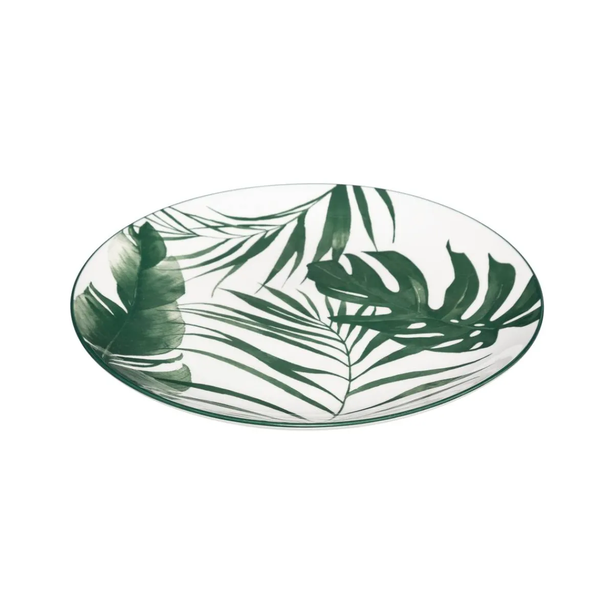 Atmosphera Assiettes À Dessert*Lot de 6 assiettes à dessert "Palme" Champagne