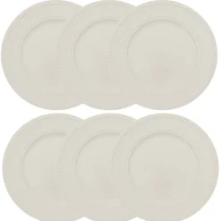 Atmosphera Assiettes À Dessert*Lot de 6 assiettes à dessert "Perle" Vert