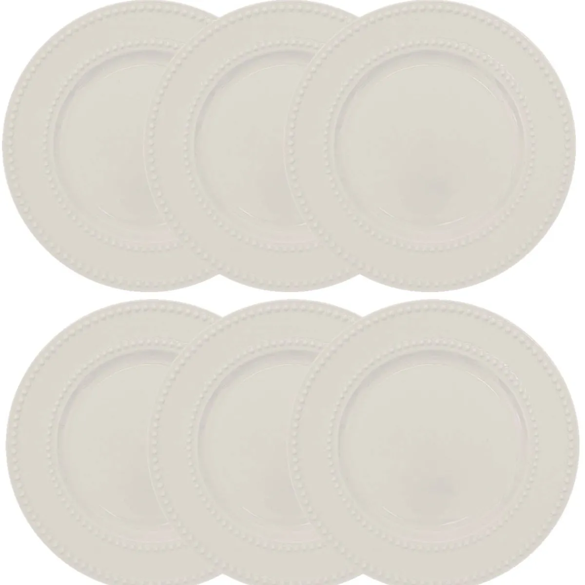 Atmosphera Assiettes À Dessert*Lot de 6 assiettes à dessert "Perle" Vert