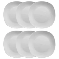Atmosphera Assiettes À Dessert*Lot de 6 assiettes à dessert "Plaza" Crème