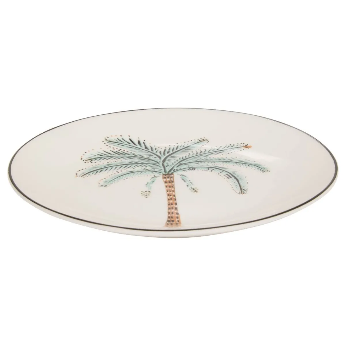 Atmosphera Assiettes À Dessert*Lot de 6 assiettes à dessert "Reso" Blanc