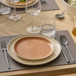 Atmosphera Assiettes À Dessert*Lot de 6 assiettes à dessert "Wonja" Crème