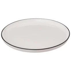 Atmosphera Assiettes Plates*Lot de 6 assiettes plates "Alix" Noir