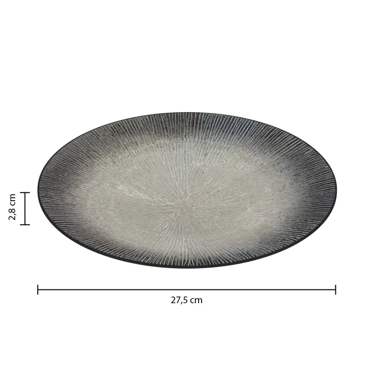 Atmosphera Assiettes Plates*Lot de 6 assiettes plates "Atelier" Beige