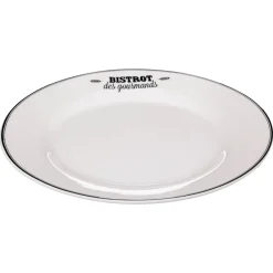 Atmosphera Assiettes Plates*Lot de 6 assiettes plates "Bistrot" Terracotta