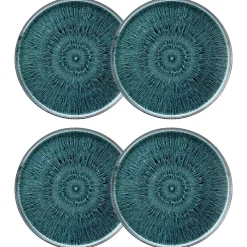 Atmosphera Assiettes Plates*Lot de 4 assiettes plates "Eva" Roseclair
