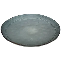 Atmosphera Assiettes Plates*Lot de 6 assiettes plates "Flower" Blanc