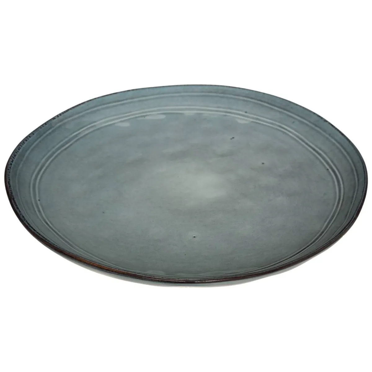 Atmosphera Assiettes Plates*Lot de 6 assiettes plates "Flower" Blanc