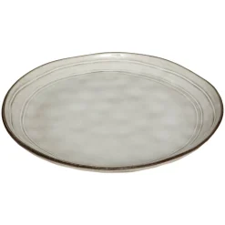 Atmosphera Assiettes Plates*Lot de 6 assiettes plates "Flower" Bleu