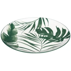 Atmosphera Assiettes Plates*Lot de 6 assiettes plates "Palme" Bleu3